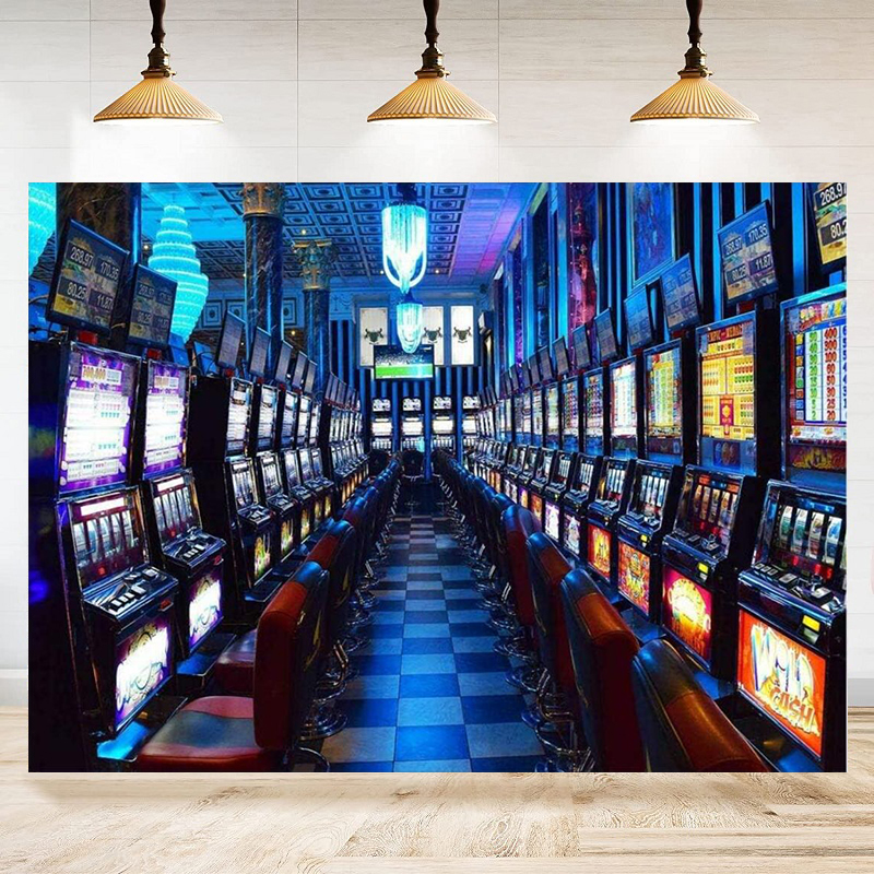 Photography Winner - Gaming Slot Machines Photography Backdrop Casino
