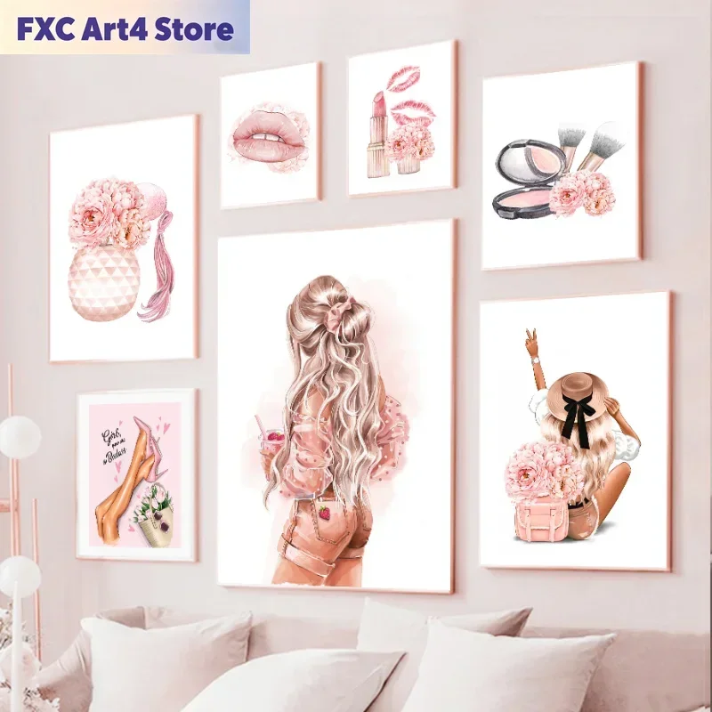 Photography Trend - Frameless Fashion Art Canvas Painting Perfume