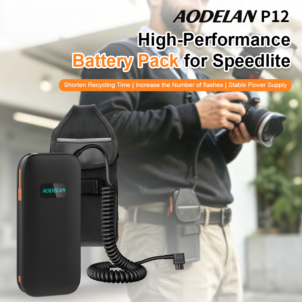 Speedlite Flash External - AODELAN Portable External Flash Battery Pack