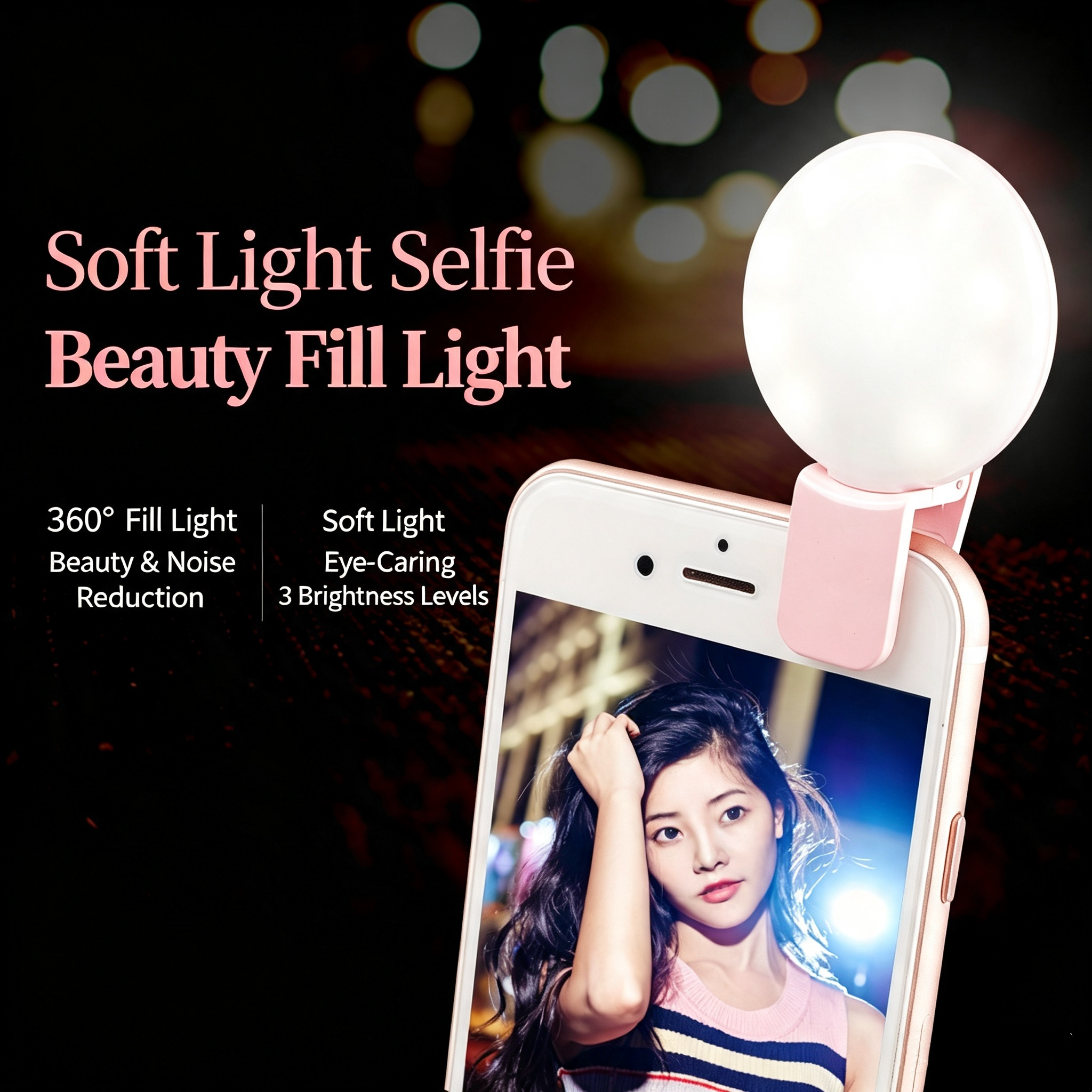 Photography Video - Mini Q Round Selfie Fill Light