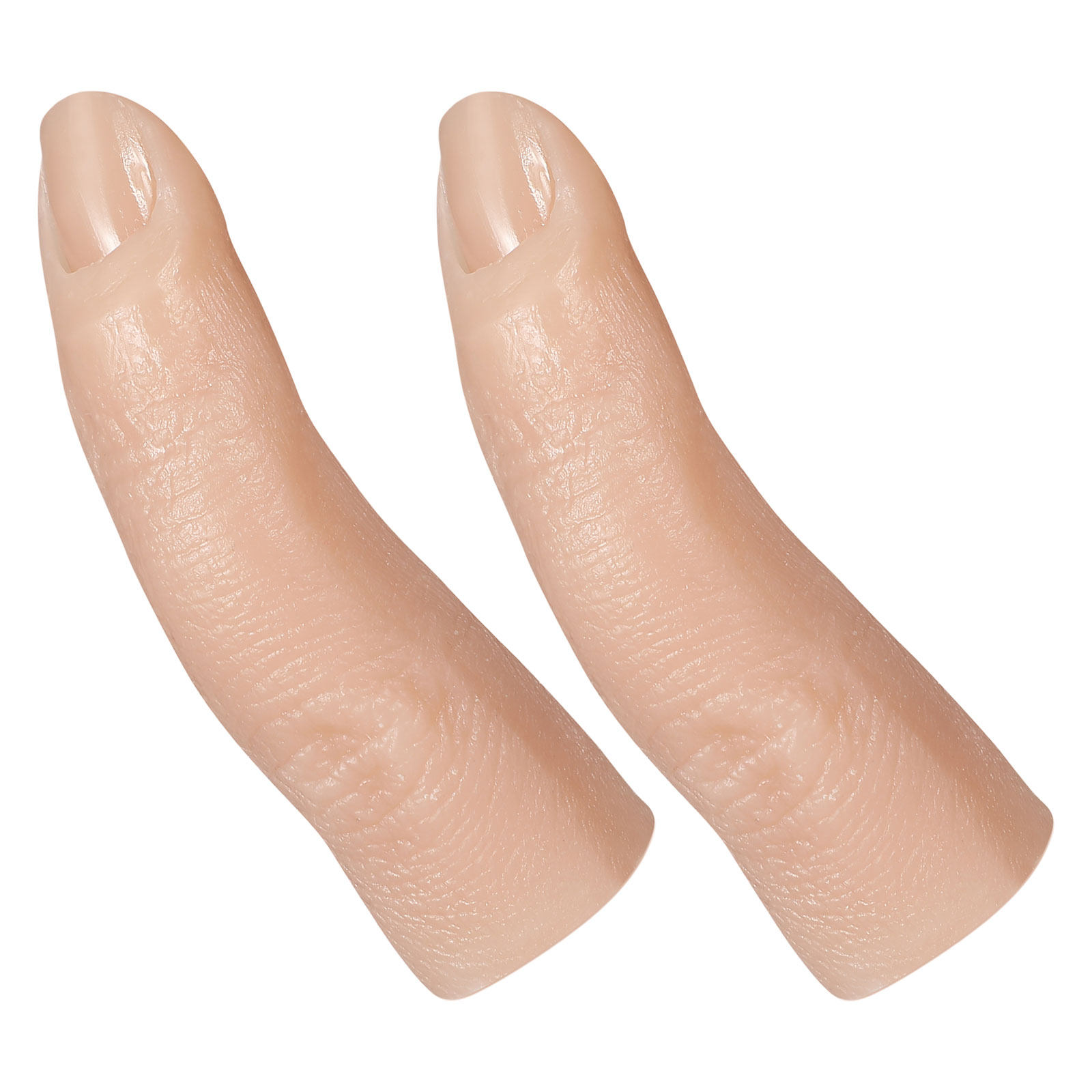 Photography Training - 2Pcs Silicone Manicure Practice Finger Bendable