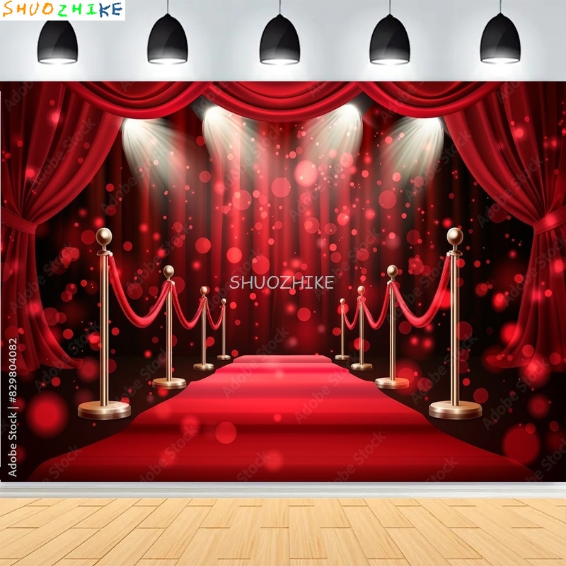 Photography Awards - Luxury Red Carpet Award Stage Background