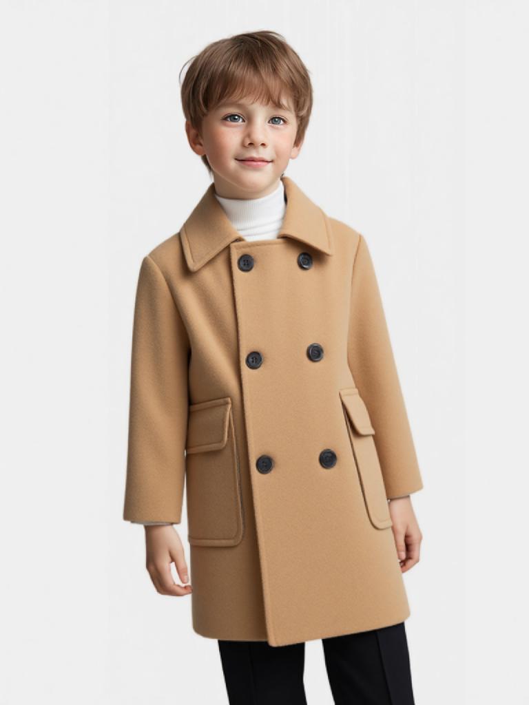 Photography Jacket - Teenager Kids Khaki Winter Thick Warm