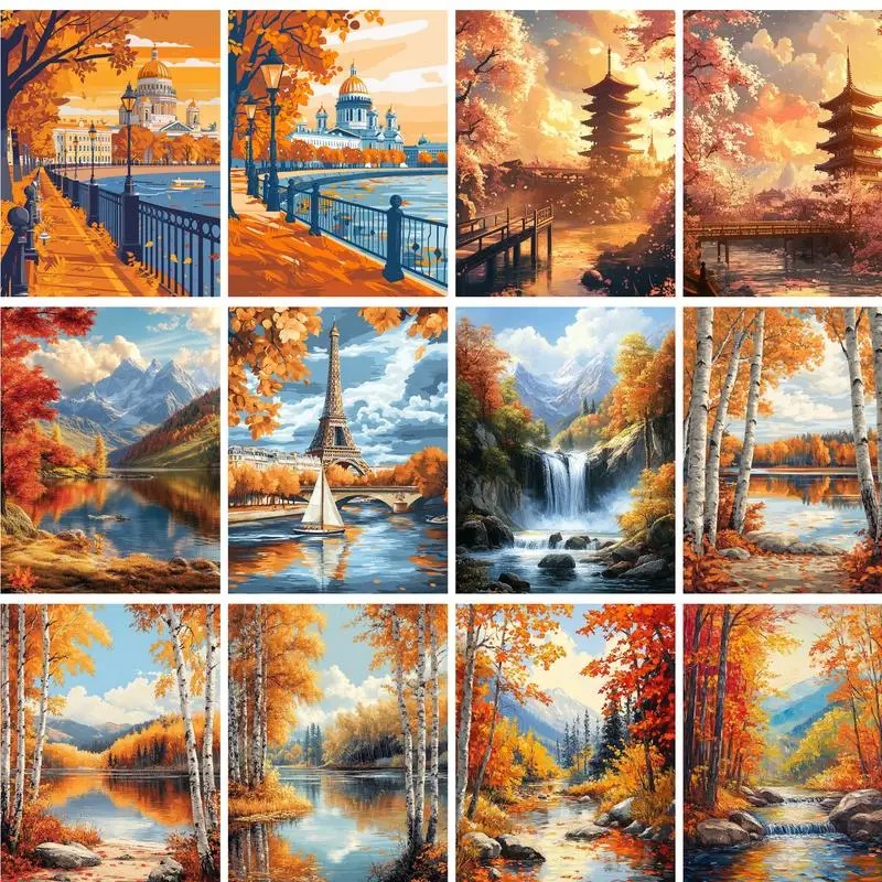 Photography Trend - 40x50cm Painting By Numbers On Canvas