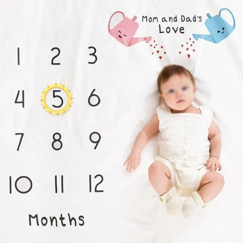 Photography Video - Newborn Photography Props Background Blankets Monthly