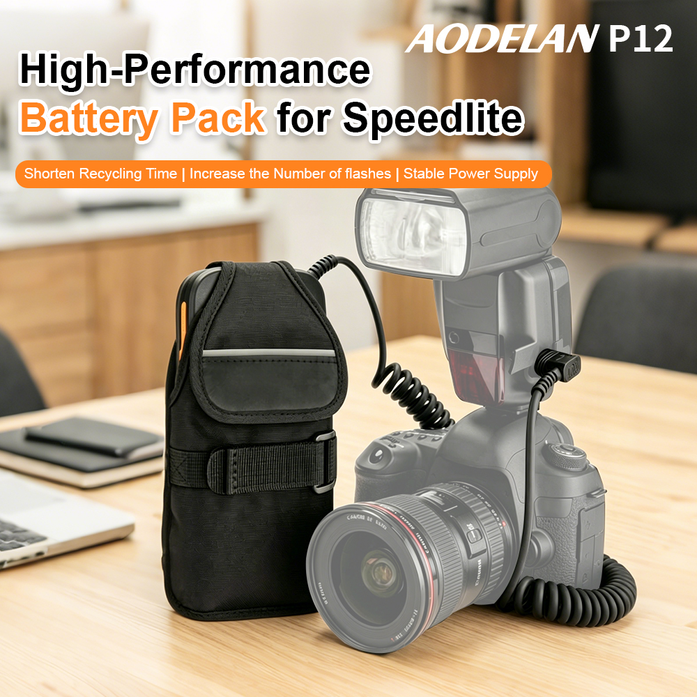 Speedlite Flash External - AODELAN External Flash Battery Pack Rapid