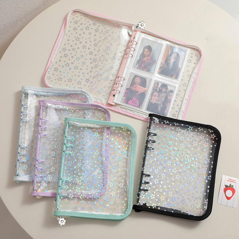 Photography Portfolio - A5/A6/A7 Star Zipper Binder Photocards Girl