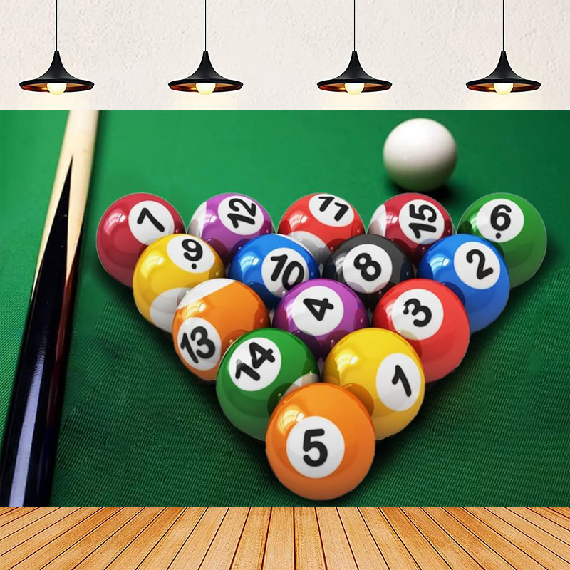 Photography Contest - Billiards Game Photography Backdrop Snooker Contest