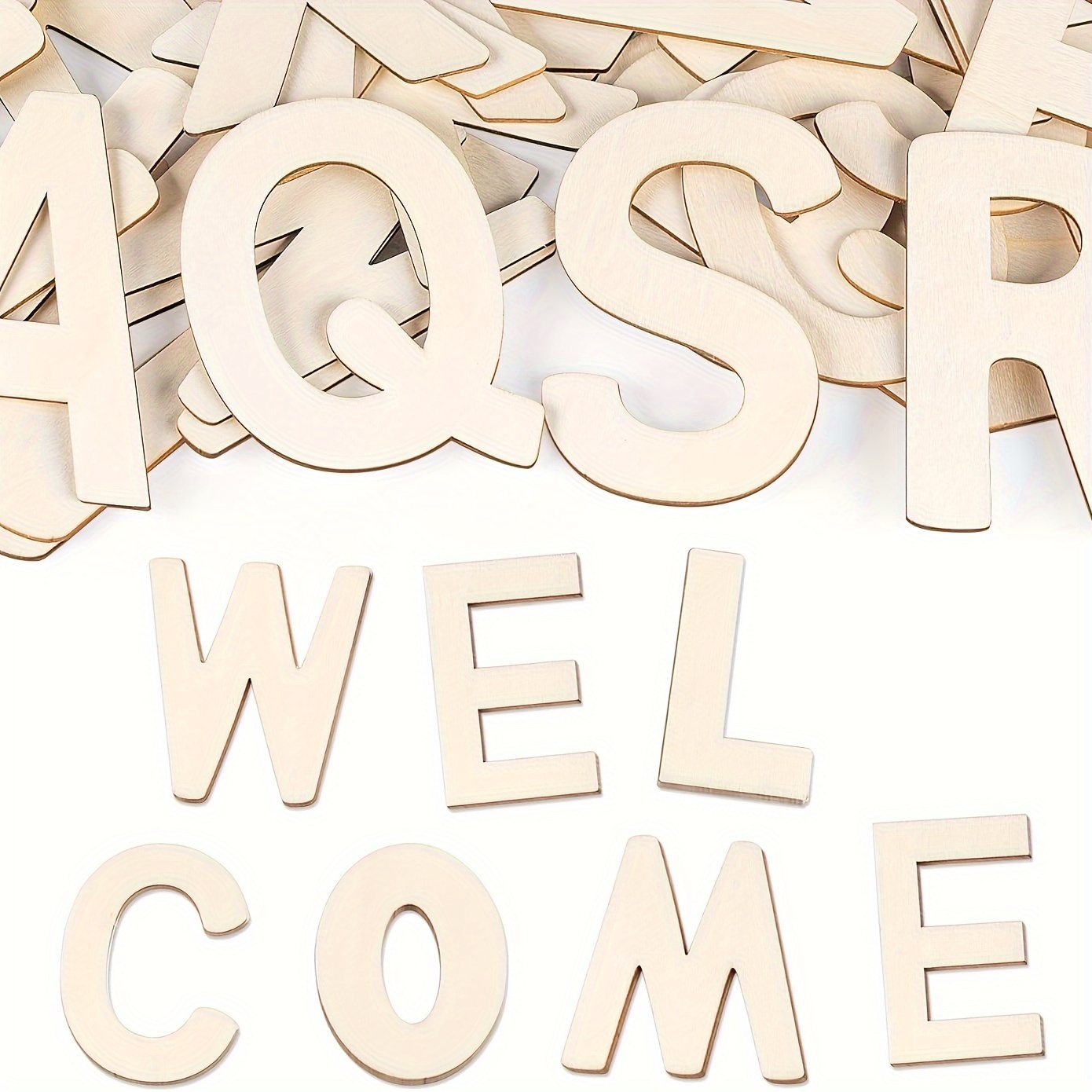 Photography Font - 26pcs Wooden Letters Wood Alphabet Letters