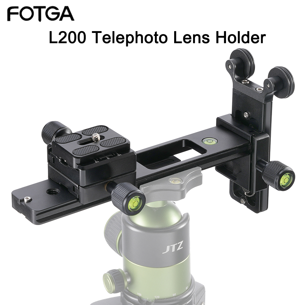 Fluid Head Tripod - FOTGA L200 10kg/22lb Load Telephoto Lens