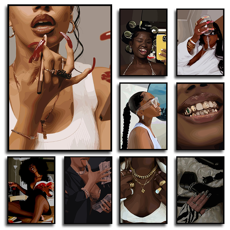 Photography Trend - Modern African American Black Woman Fashion