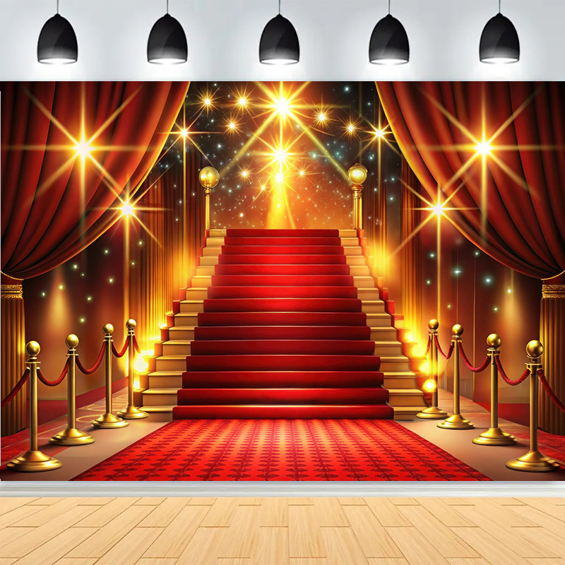 Photography Awards - Red Carpet Stage Shining Spotlights Photography
