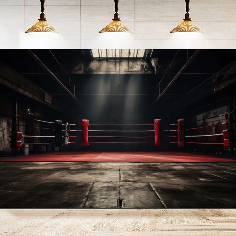 Photography Contest - Photography Backdrop Boxing Ring Birthday Athlete