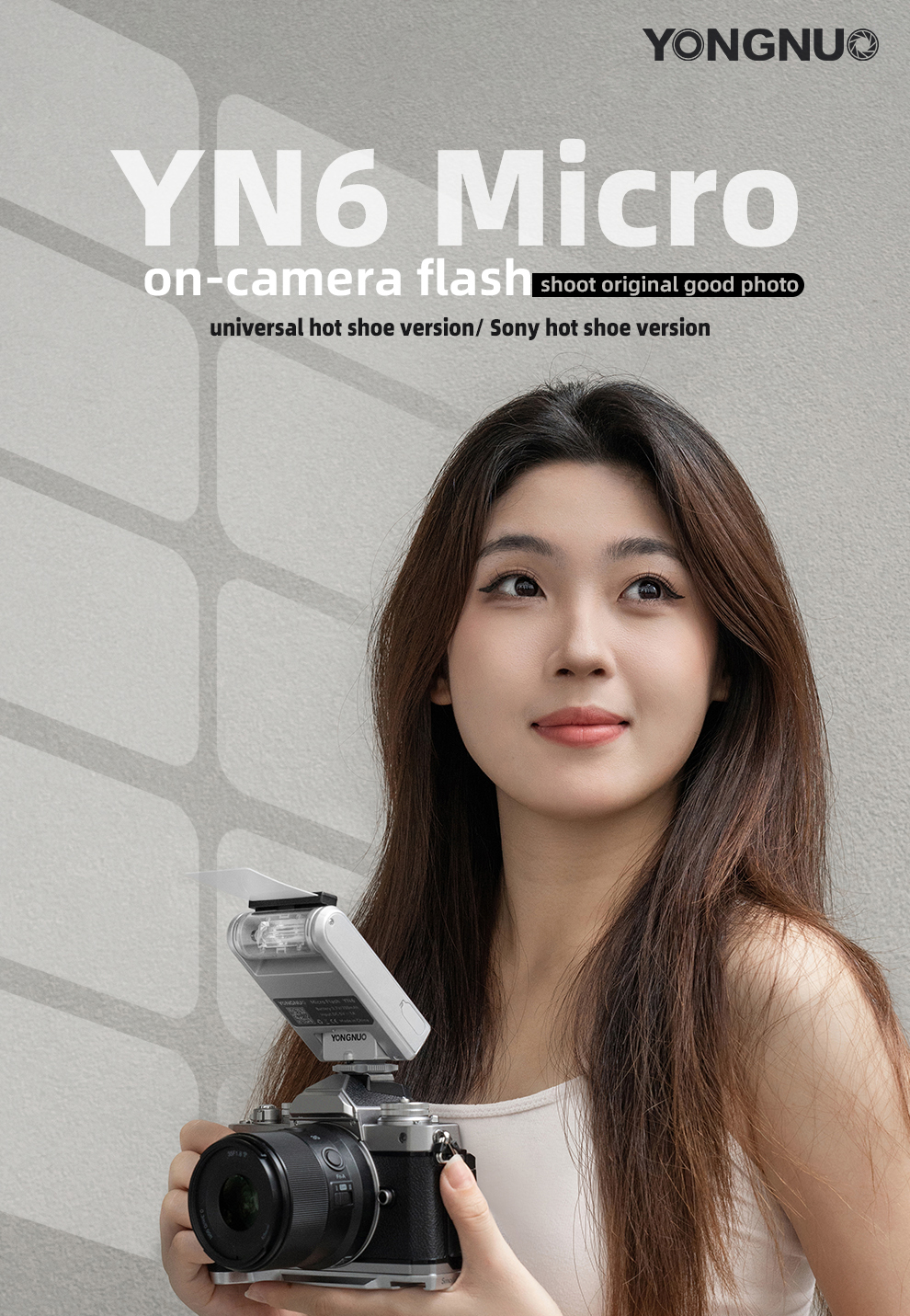 Speedlite Flash External - YONGNUO YN6 Mini On Camera Flash