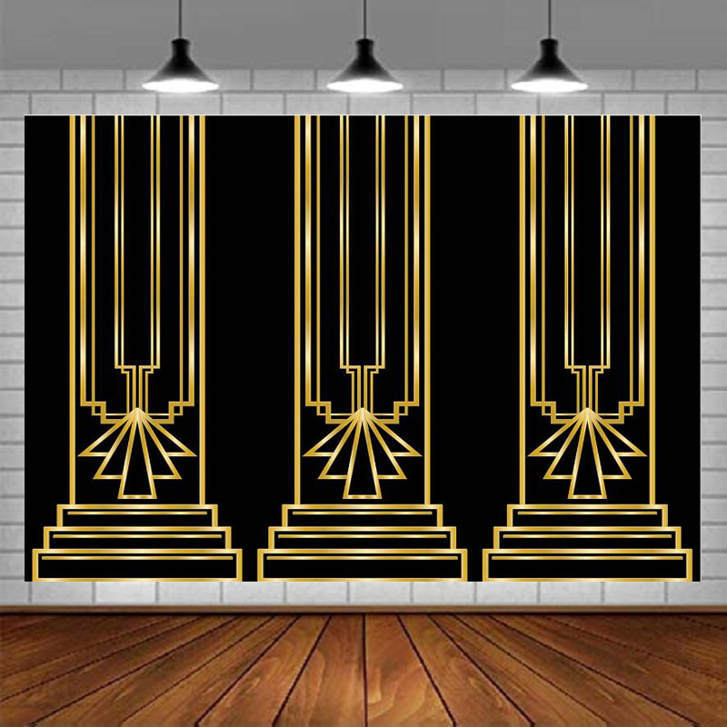 Photography Awards - Retro Roaring 20’s Geometrical Photography Backdrop