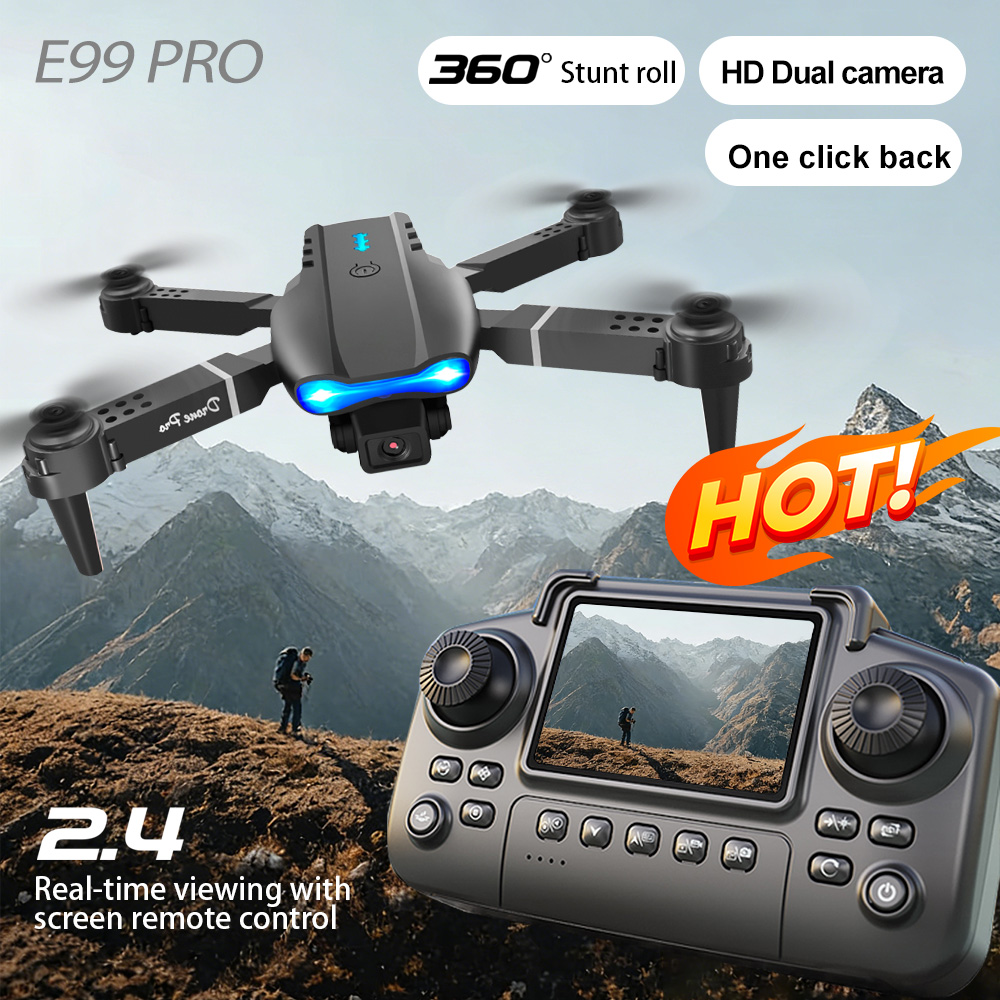 Photography Angle - Aerial Drone Dual Lens Switch Gesture