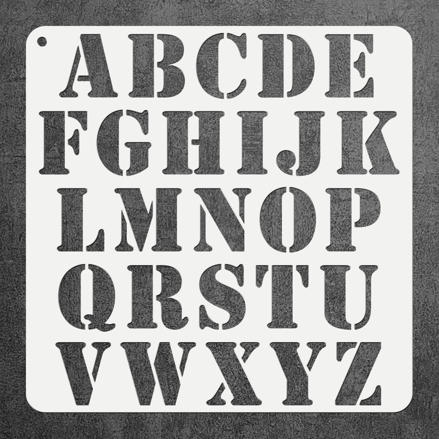 Photography Font - 1PC 11.8inch A-Z Capital Letter Stencil