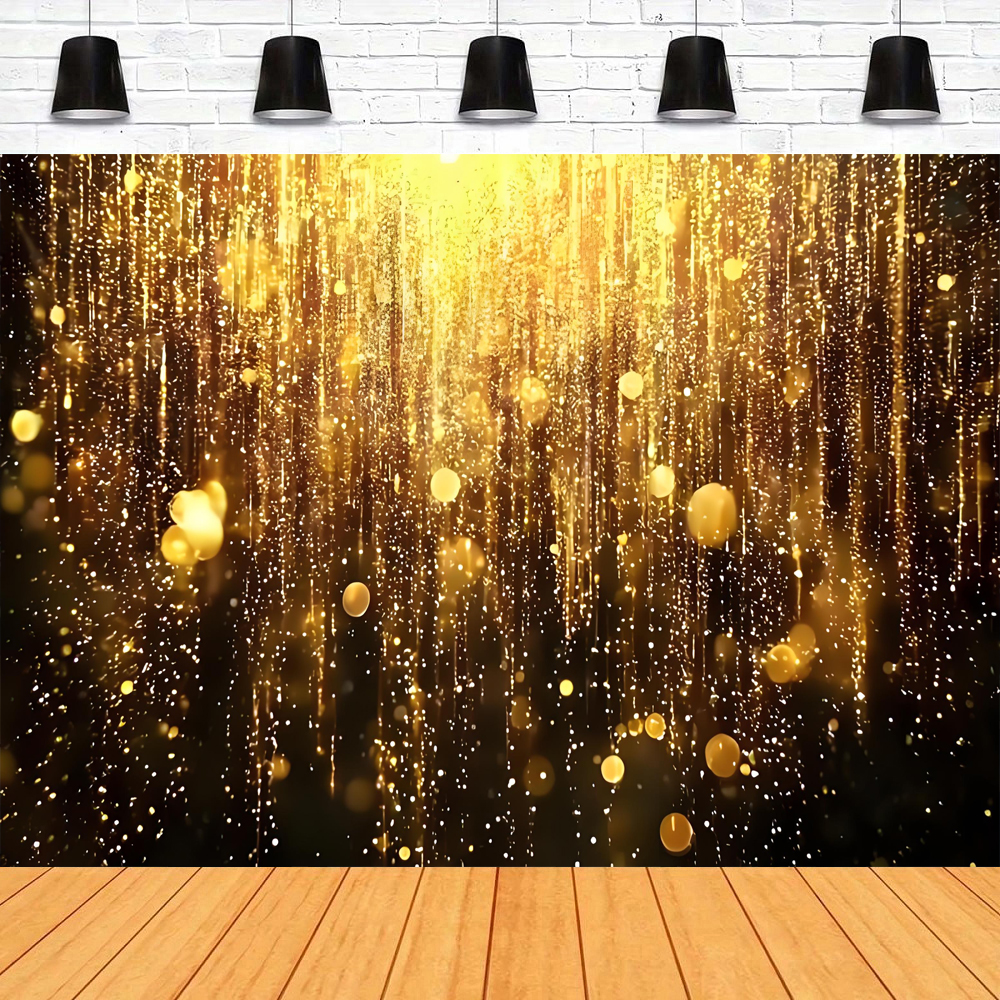 Photography Awards - Photography Backdrop Golden Particle Poster Romantic