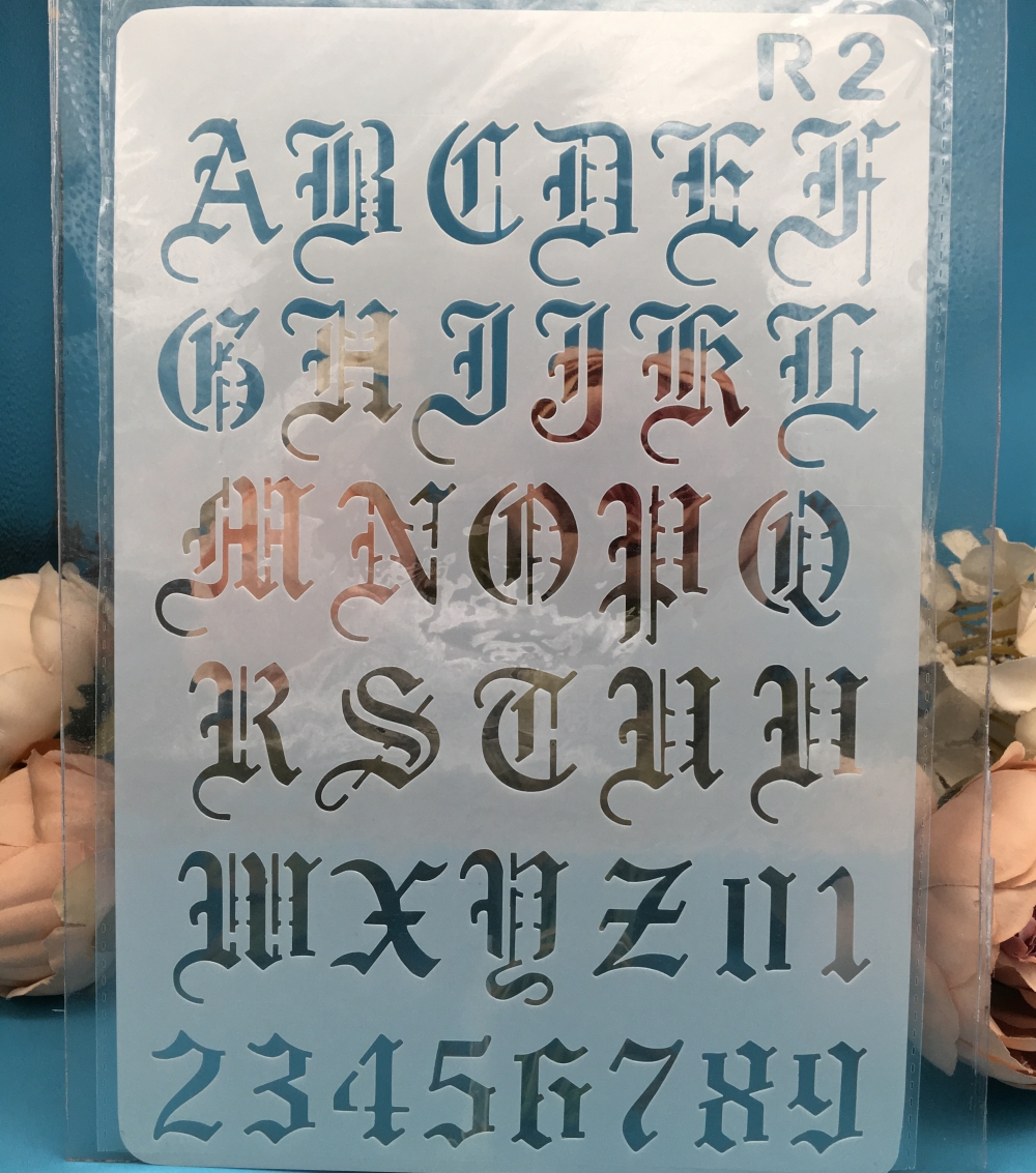Photography Font - 26cm Alphabet Letters DIY Craft Layering