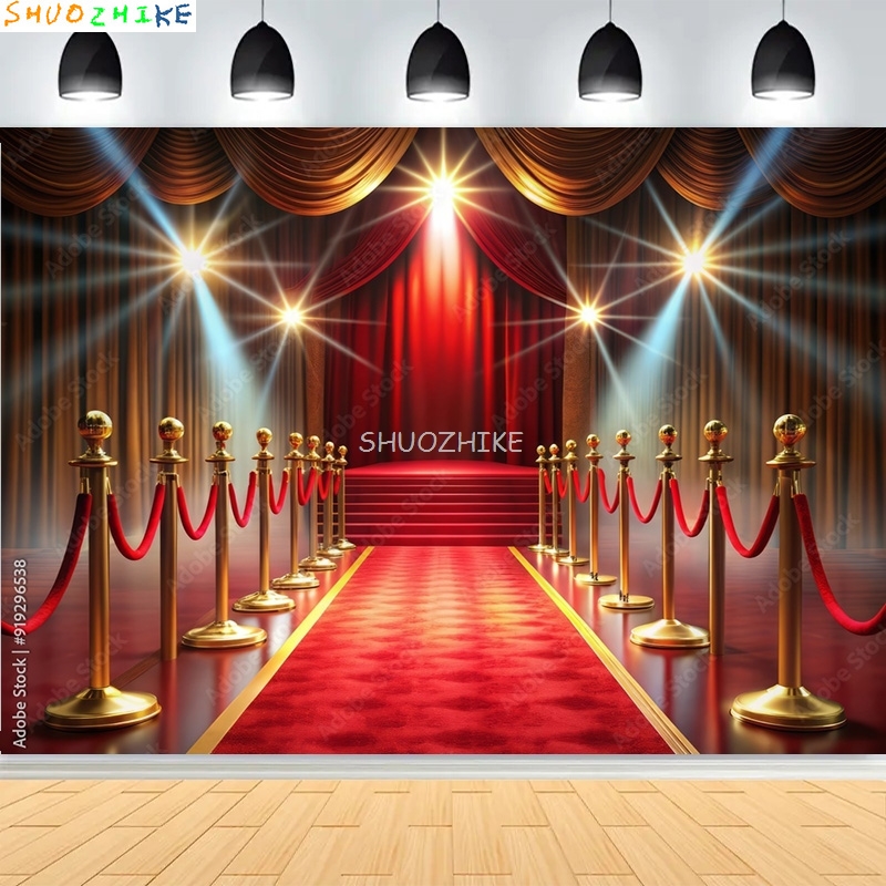 Photography Awards - Luxury Red Carpet Award Stage Background