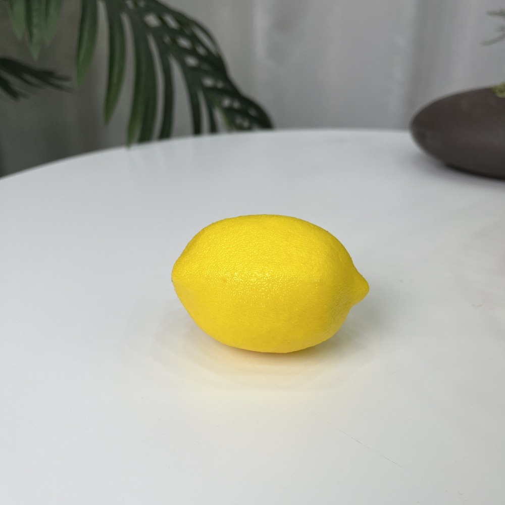 Photography Of Food - Artificial Yellow Lemon Decoration Lifelike Foam