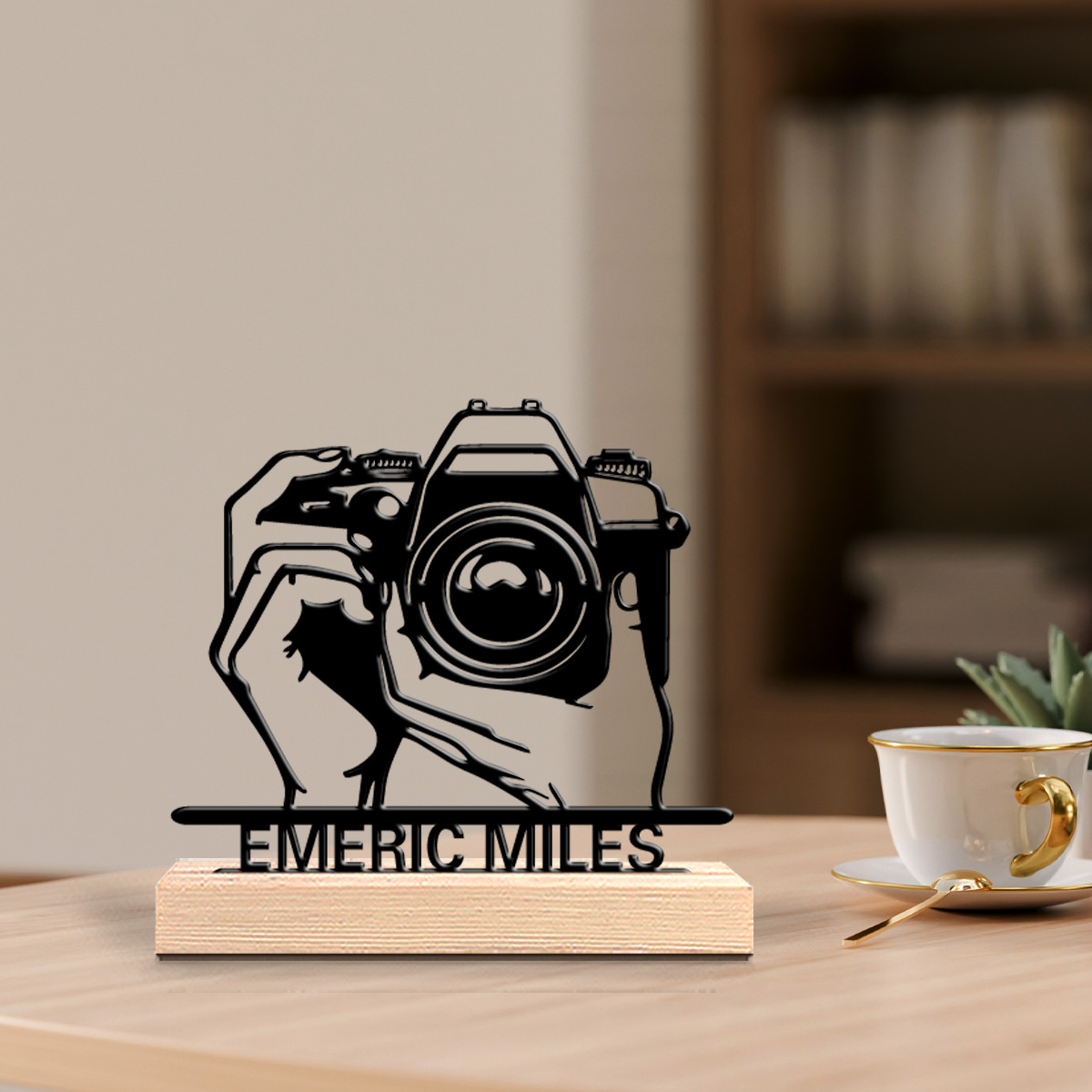 Photography Art - Personalized Emric Miles Camera Art -