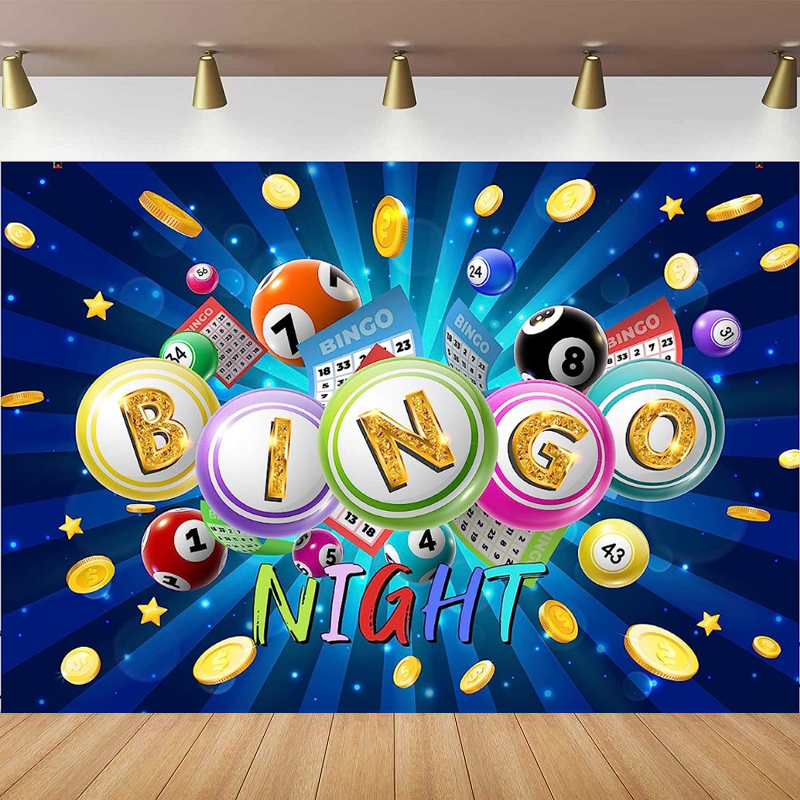 Photography Contest - Bingo Night Theme Photography Backdrop Snooker