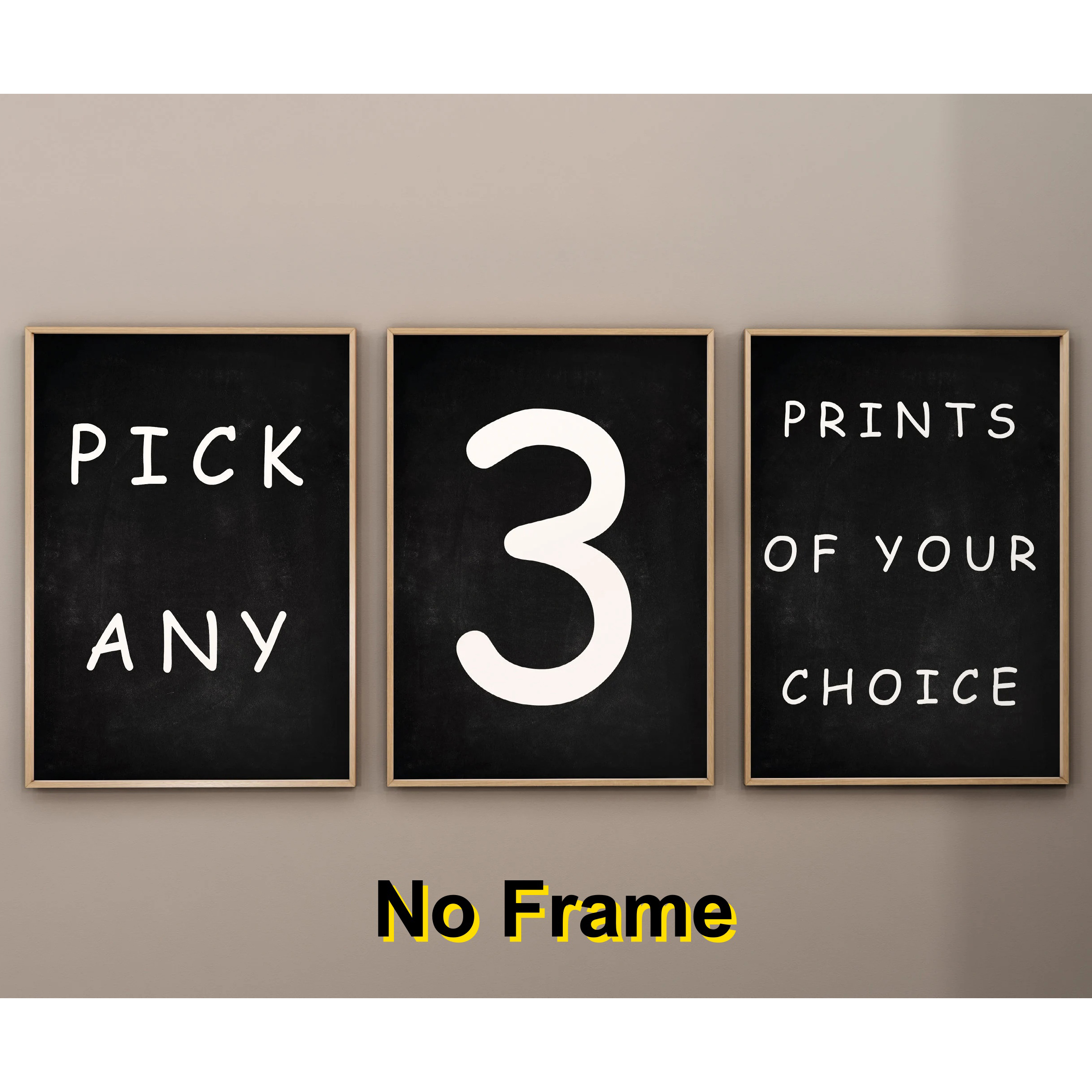 Photography Interior - Customize any 3 photos you desire