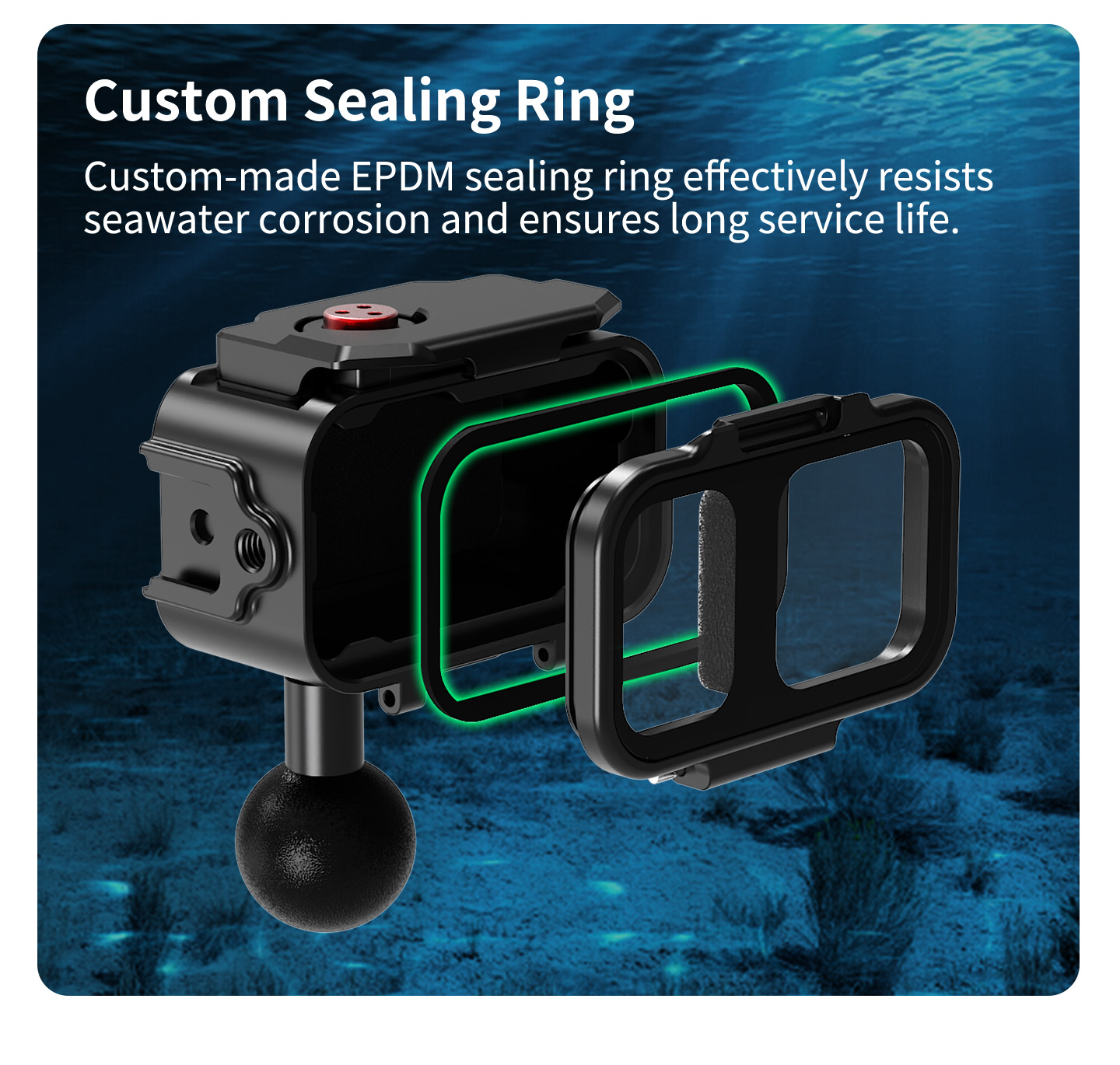 Underwater Diving Case for DJI - Fluid Head Tripod ulasan dan harga