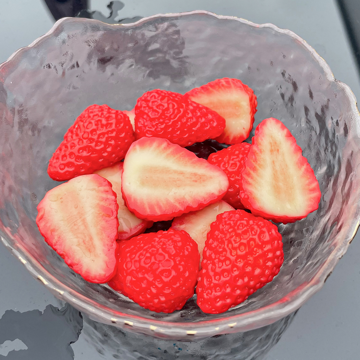 Simulated Fruit Slices (Strawb - Photography Of Food ulasan dan harga