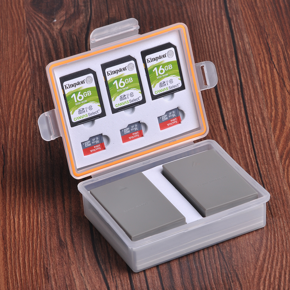 Camera Battery Storage Box SD  - Memory Card Case ulasan dan harga