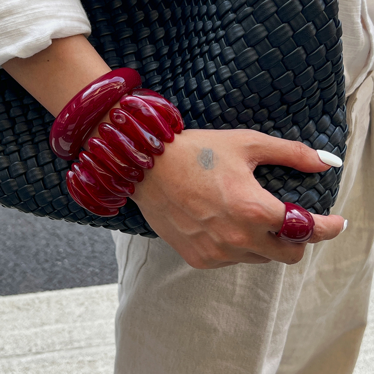 Irregular Resin Ring for Women - Photography Trend ulasan dan harga