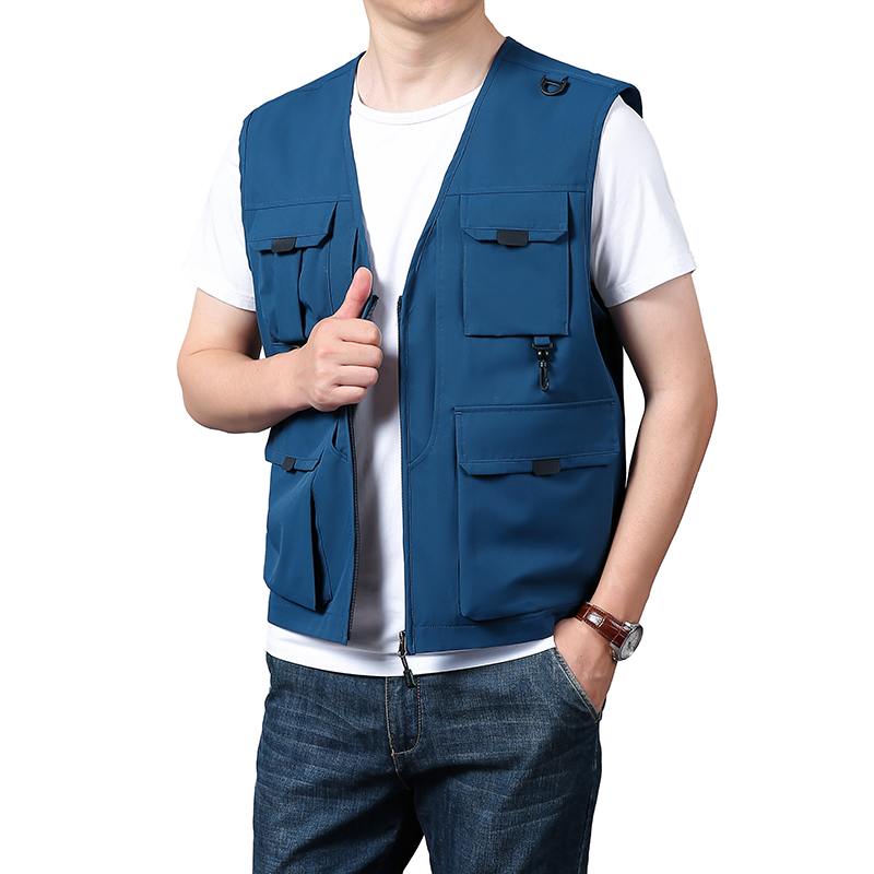 6xl Big Size Multi-Pocket Vest - Photography Jacket ulasan dan harga