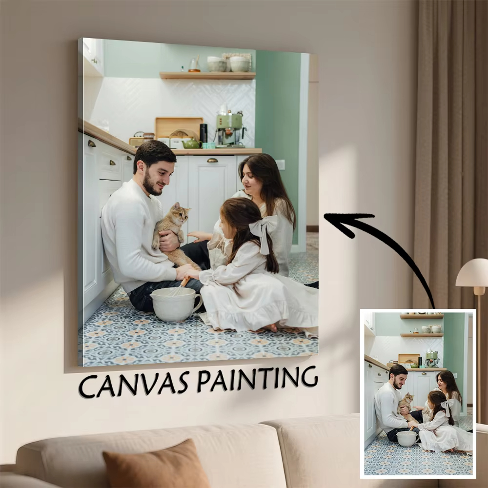 Custom Frameless Canvas Photo  - Photography Interior ulasan dan harga