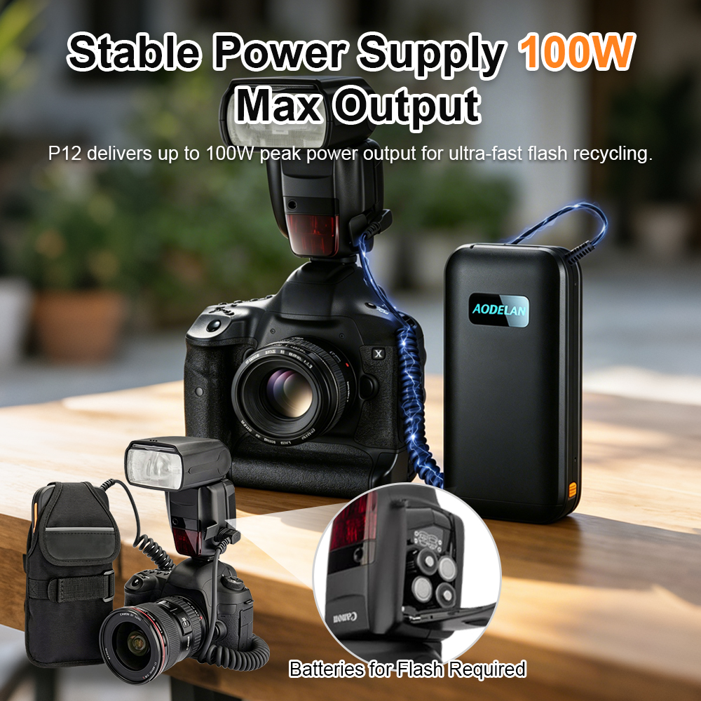 AODELAN Portable External Flas - Speedlite Flash External ulasan dan harga