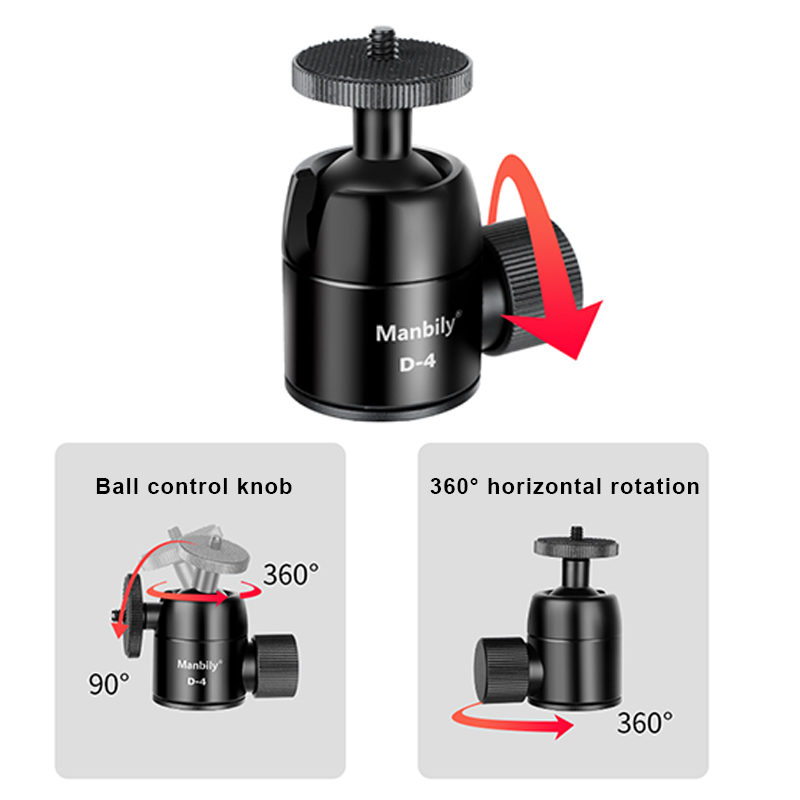 Manbily Camera Tripod Head 28m - Fluid Head Tripod ulasan dan harga