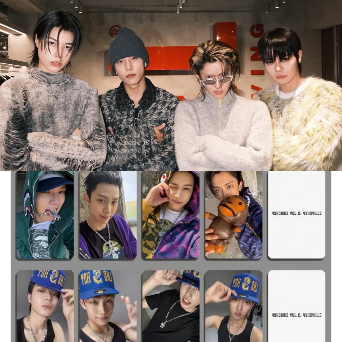 4PCS Kpop Hot Boy Group LNGSHO - Photography Portfolio ulasan dan harga
