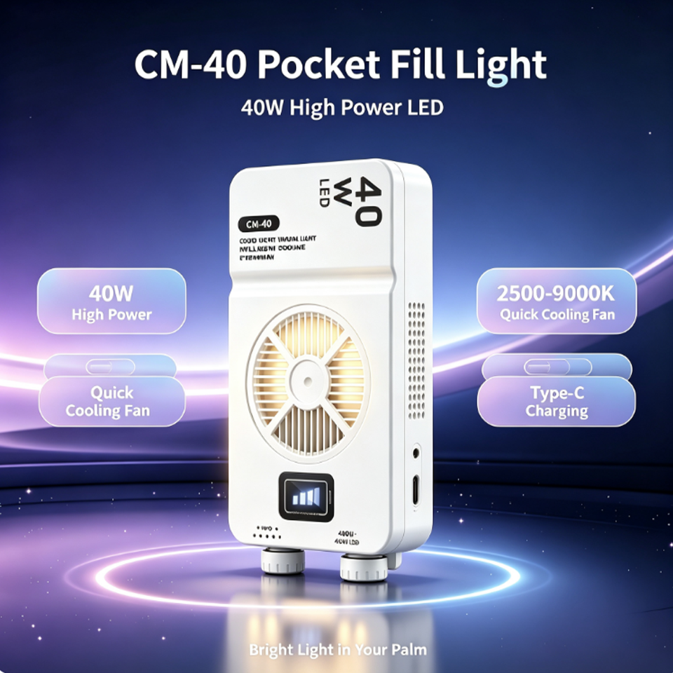 40W LED Video Light Portable P - Photography Video ulasan dan harga