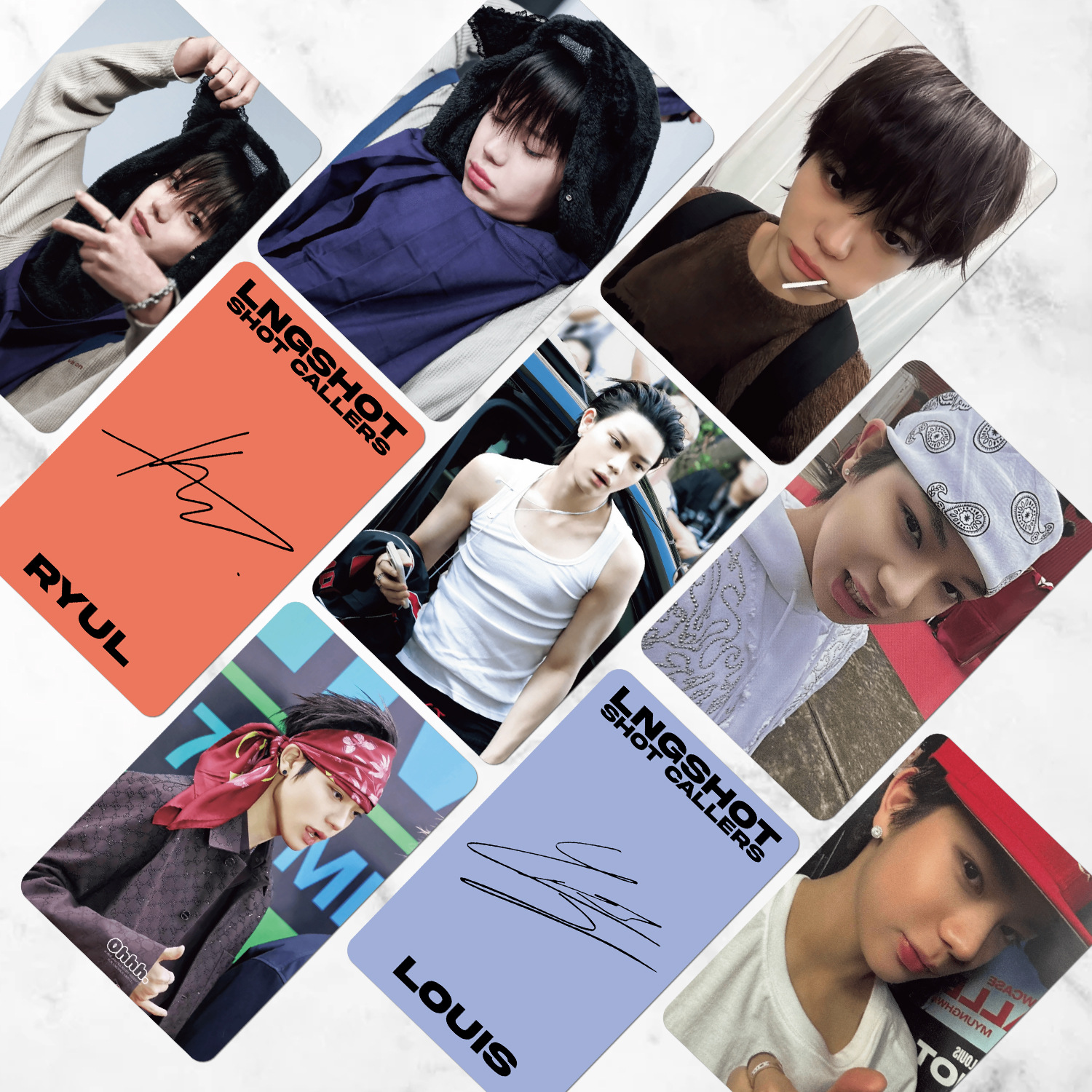 55Pcs/Set Idol LNGSHOT New Ser - Photography Portfolio ulasan dan harga
