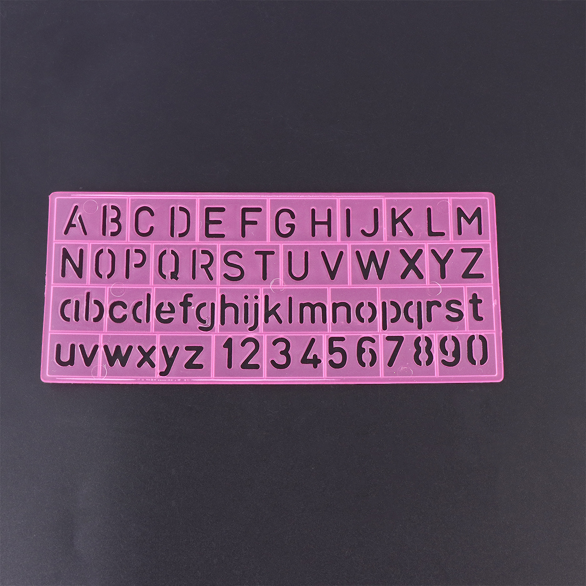 4PCS Alphabet Stencils Set Let - Photography Font ulasan dan harga