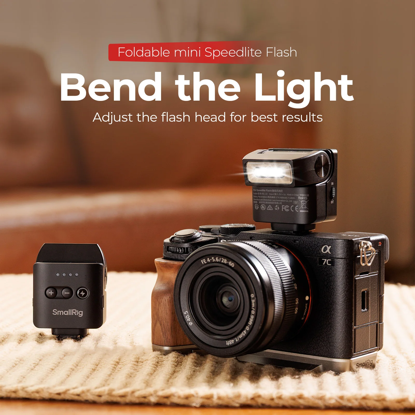 SmallRig 5883 Mini External Fl - Speedlite Flash External ulasan dan harga