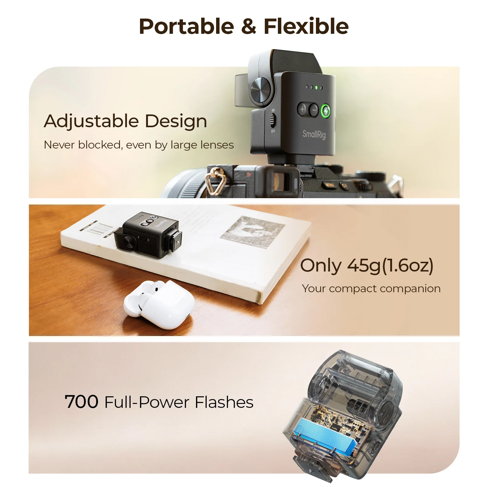 SmallRig 5883 Mini External Fl - Speedlite Flash External ulasan dan harga