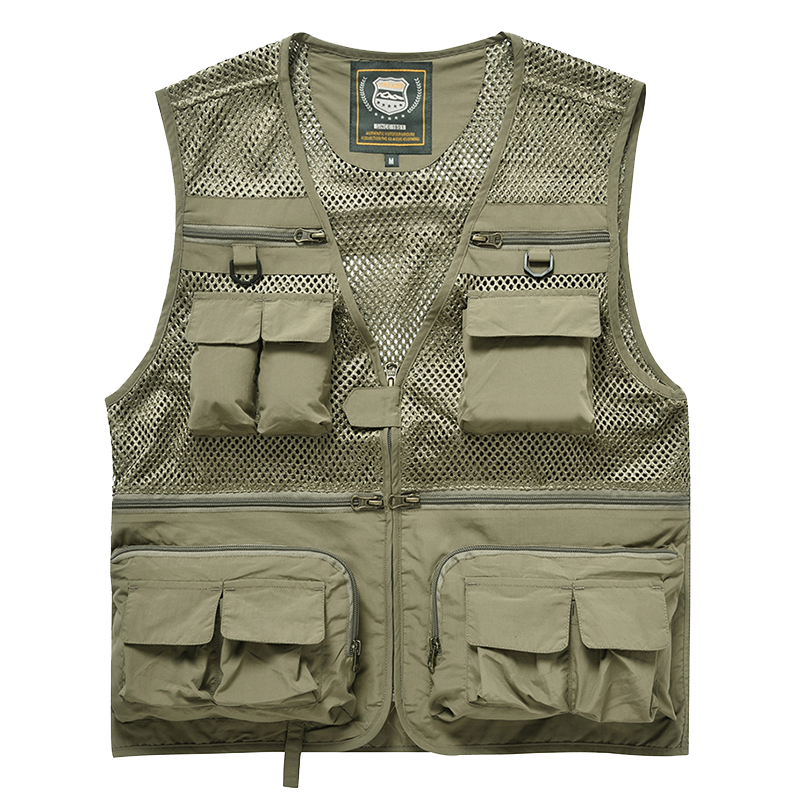 New outdoor multi pocket vest  - Photography Jacket ulasan dan harga