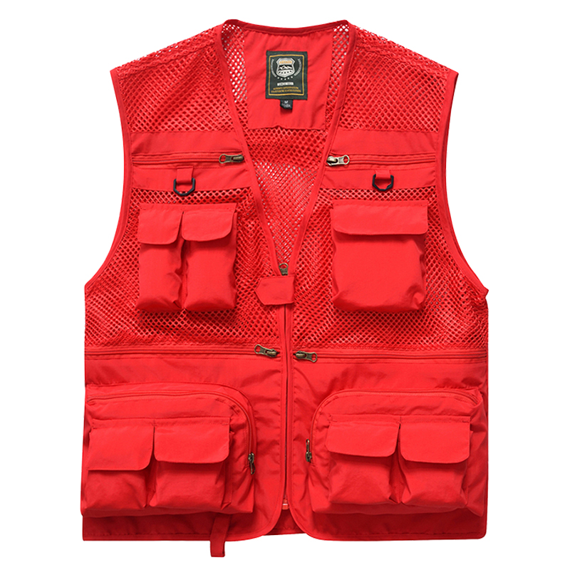 New outdoor multi pocket vest  - Photography Jacket ulasan dan harga