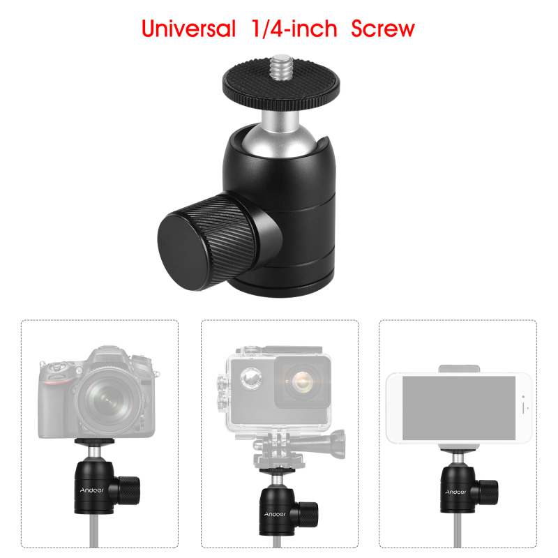 Andoer Tripod Ball Head 360 De - Fluid Head Tripod ulasan dan harga