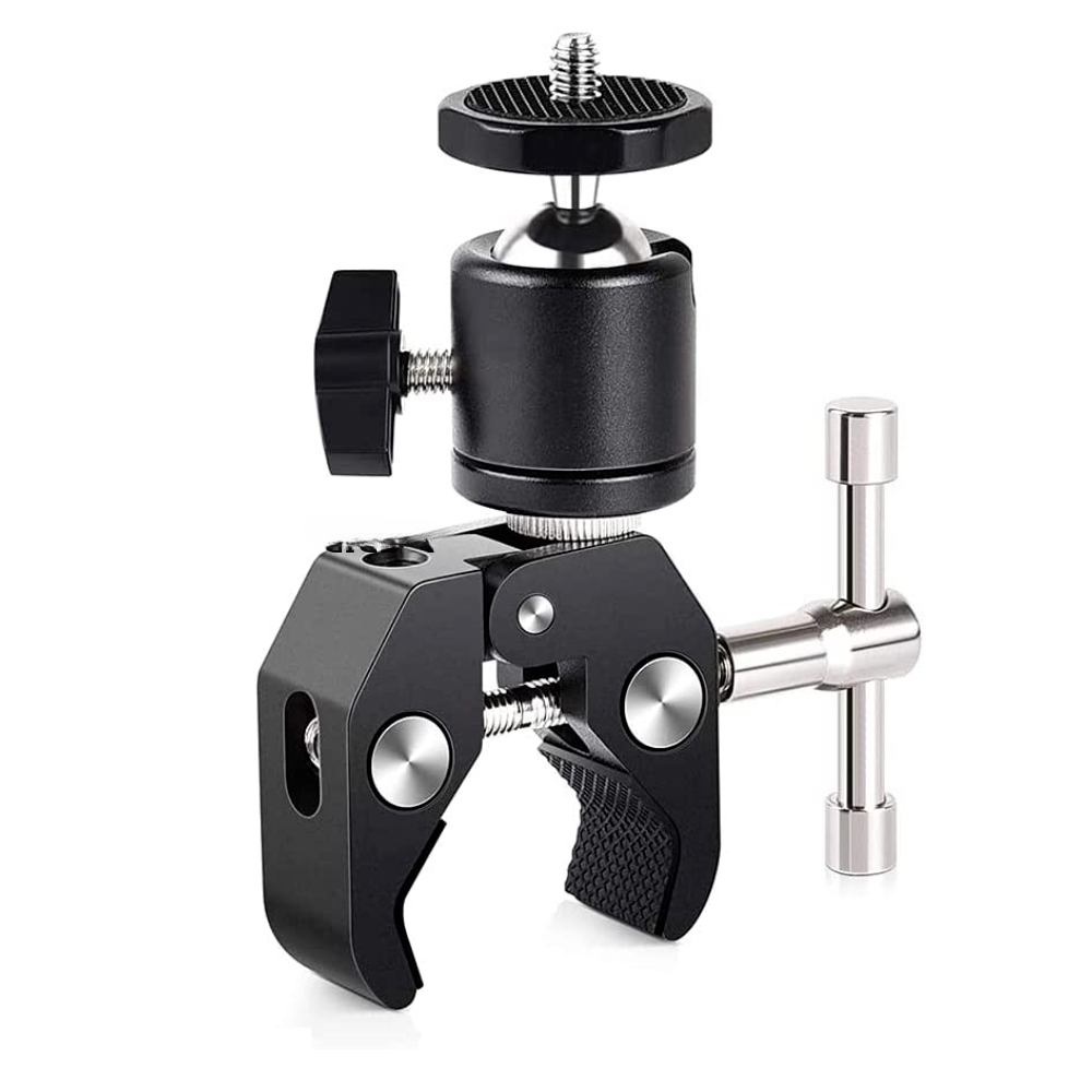 ERIKOLE Super Clamp with 360°  - Fluid Head Tripod ulasan dan harga