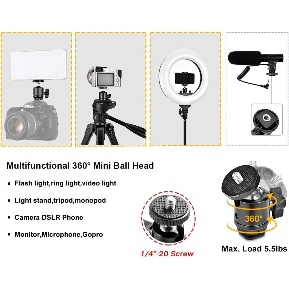 ERIKOLE Super Clamp with 360°  - Fluid Head Tripod ulasan dan harga