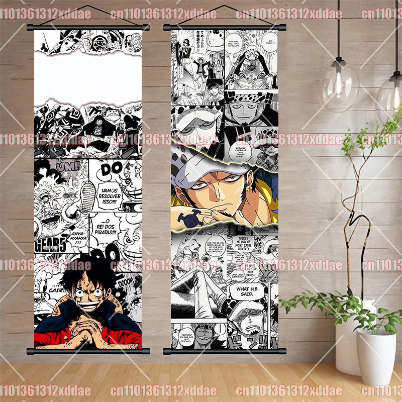 Anime One Piece Scroll Paintin - Photography Interior ulasan dan harga