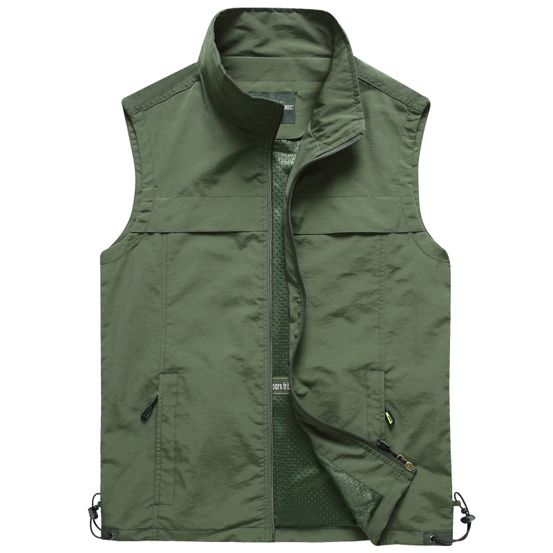 Men Outdoor Mesh Thin Waistcoa - Photography Jacket ulasan dan harga