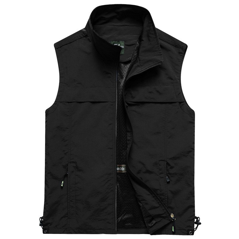 Men Outdoor Mesh Thin Waistcoa - Photography Jacket ulasan dan harga